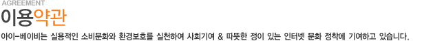 이용약관